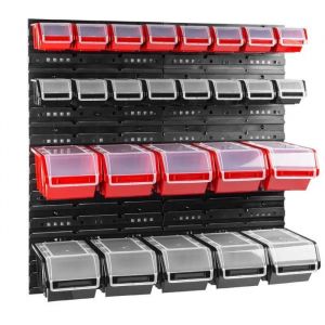 Planche &agrave; outils 80 x 80 cm + 26 plateaux - Neuf