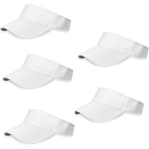 Kal-Visière Chapeaux Pour Femmes Et Hommes, Casquette De Tennis Vide Réglable Pour La Course Et L'été Voyage D-E-K2m - Neuf