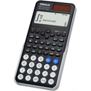 Calculatrice Scientifique,417,Fonction 10 + 2 Chiffres,Affichage &eacute;crit,Calculatrice Solaire et Batterie,&eacute;tui de Protection pour l'&eacute;cole,Noir (OS 991ES Plus 2&egrave;me &eacute;dition) - Neuf