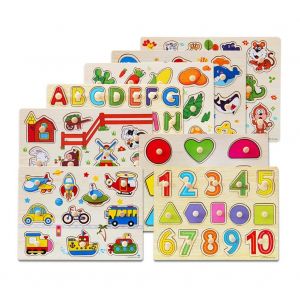 Dessin Anim&eacute; Alphabet Nombre Forme Animale Jumelage Puzzle Planche &Eacute;ducation Enfants Toy_3010# - Neuf