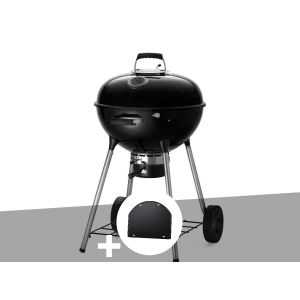 Barbecue &agrave; charbon Kettle Premium 57 cm + Plancha pour barbecue - Napol&eacute;on - Neuf