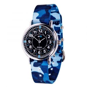 Bnhgc-Easyread Time Teacher Montre Enfant - Montre Pédagogique Garçon - Montre Pour Apprendre À Lire L'heure - Montre-Bracelet Éducative Pour Garçon Et Fille - Cadran Analogique - 12/24h - Neuf