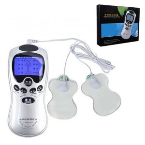 Appareil De Massage Par Impulsions Numerique, 8 Modes, Ecran Lcd, 2 Cables A Pression, Appareil De Massage D'acupuncture Multifonctionnel - Neuf
