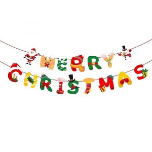 2.8 M-3m D&eacute;corations De No&euml;l Banni&egrave;re De Traction Du Pavillon Partie De La D&eacute;coration De La Banni&egrave;re De Drapeau Pour L'arbre De No&euml;l - Neuf