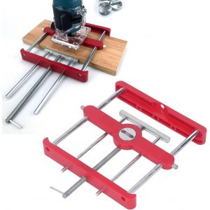 Gabarit à Mortaise Et Tenon Pour Toupie, Gabarit De Cheville à Centrage Automatique, Localisateur De Poinçon, Guide De Perçage, Gabarit De Perçage Elliptique Pour le Travail du Bois, Kit De Système Lâ - Neuf