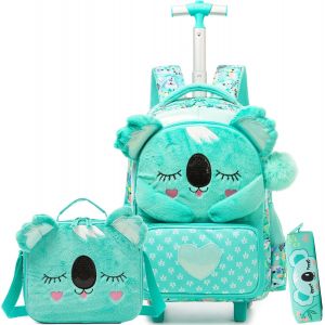 Cartable A Roulette Garçon Rentree Scolaire Sac Dos Roulettes Pour Enfant Garçon Cp,Cm1 - Neuf