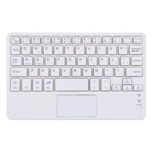 Clavier Pour Tablette Bluetooth Sans Fil Avec Pav&eacute; Tactile Compatible Android Windows Blanc YONIS - Neuf