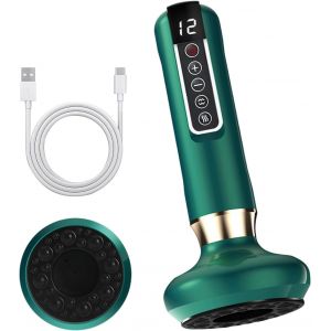 Anti Cellulite Appareil Massage,Appareil De Massage Par Ventouse &Eacute;lectrique, Appareil De Massage Anti-Cellulite Pour Ventouse Electrique Anti Cellulit&eacute;, Avec 12 Modes D'aspiration (Vert Encre) - Neuf