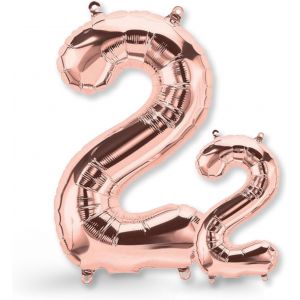 AYUHR-® Ballon decoration anniversaire 80 ans - Lot de 2 -Ballons Numéro 80 en Or Rose - deco anniversaire 80 ans femme ou homme - Gonflables à l'Hélium - pour une Célébration Éblouissante - Neuf