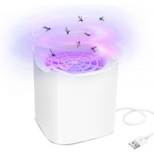MAA-Lampe Anti Moustique, Electrique Anti Moustique Exterieur Intérieur, USB Tue Mouche Electrique Piege a Moustique, Tueur d'Insectes Pas Bruit Tueur de Moustiques Efficace - Neuf