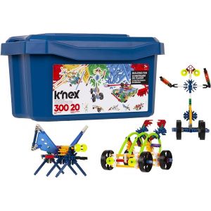 YOUY-K'Nex 80202 Model Building Fun Tub Set,3D Educational Toys For Kids,300 Piece Stem Learning Kit With Storage Tub,Engineering For Kids,20 Model Building Construction Toy For Children Aged 7 + - Neuf