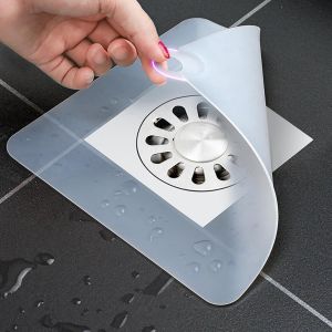 SEPT-Bouchon Douche Anti Odeur, 2PCS Bouchons pour Baignoire Silicone Attrape Cheveux Douche Couvercles de Drain de Douche,Couvercle de Drain en Silicone pour Douche, Baignoire, Lavabo, &eacute;vier - Neuf