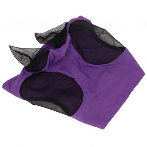 Masque Anti-Mouches En Maille Avec Protection Des Oreilles - Respirant Et &Eacute;lastique - Equipement D'&eacute;quitation - Neuf