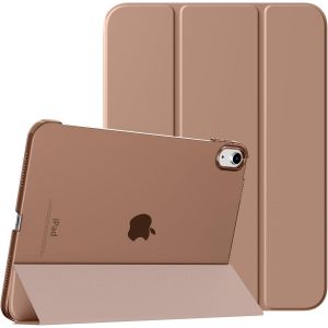 Coque Compatible Avec Ipad (A16) 11ème Génération 11 Pouces 2025/Ipad 10ème Génération 10,9 Pouces 2022, Légère Housse Arrière Translucide En Pc Avec Réveil/Sommeil Auto, Lait Café - Neuf
