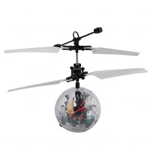 Mini Avion A Levitation Lumineuse, Jouet Intelligent A Induction, Helicoptere (Transparent) - Neuf