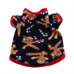 Hjlian Pull Polaire Pour Chien Et Chiot, Vetement Pour Temps Froid (Bleu Marine, Taille M) - Neuf