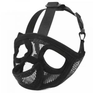 (M(28-43cm))¿ Court Museau De Chien Museau Réglable En Mesh Respirant Bulldog Museau Pour Mordre La Mastication De Chien Qui Aboie Masque - Neuf