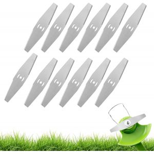 SUBZONAL-Accessoire Pour Coupe-Bordure Sans Fil, Lame De Rechange En M&eacute;tal, Lame D&eacute;broussailleuse, Lame Tondeuse Gazon Pour Coupe Bordure Sans Fil Garniture De Jardin - Neuf