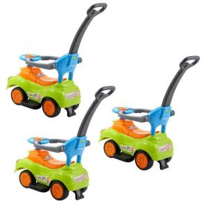 Porteur pour Enfants 19 &agrave; 36 Mois-Duoku-Voiture &agrave; Pousser pour Tout-petits-Capacit&eacute; 25 kg-avec Barri&egrave;re de S&eacute;curit&eacute;, Poign&eacute;e - Neuf