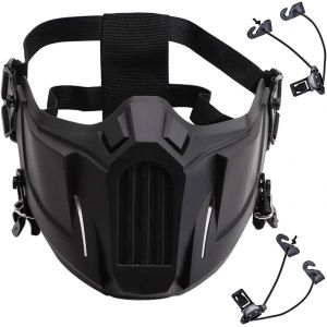 Kalanka-Demi-Masques Faciaux Airsoft Masques De Protection Tactiques Demi-Visage Masque De Paintball Airsoft Anti Buée Pour Halloween Cosplay Film Props Cs Game Hunting Activités De Plein Air - Neuf