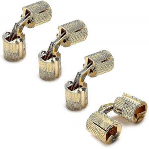 Charnière de boîte 4pcs,cylindre,charnière dissimulée en laiton Charnière de barillet invisible (taille : 10mm) - Neuf
