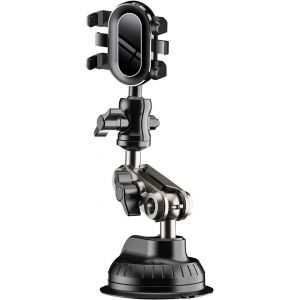 Lunaanda Support De Téléphone Pour Voiture Ventouse, Stable Et Rotatif À 360°, Compatible Avec Tous Les Smartphones De 4.0 À 7.0 Pouces - Neuf