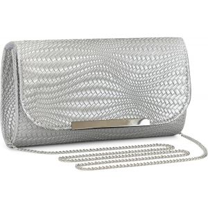 Sac de Soirée pour Femme Élégante Cuir PU Sac à main pour Fête de Mariage Pochettes et Clutches,Adapté pour Fête Mariage Banquet - Neuf