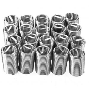 Inserts filetes helicoidaux en acier inoxydable SS304 M12 (M12 x 1,75 x 3 D, 20 pieces) - Neuf