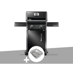 Barbecue &agrave; gaz Rogue 365 RSIB 2 br&ucirc;leurs + 5 r&eacute;cipients &agrave; graisse- Napol&eacute;on - Neuf