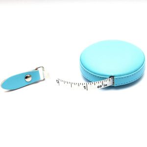 (Bleu) 60"" De Largeur / 1,5 M. Ruban De Couture En Cuir Télescopique Pour Tailleurs Et Designers Petit Ruban De Couture 1 Bande - Neuf