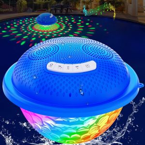 lbgwp60-Enceinte Bluetoth Piscine, Enceinte Piscine Flottante Lumière,Enceinte Bluetooth Portable Étanche Ip68,Appairage Tws,30M Distance,Hd Stéréo,Appel Mains Libres Haut Parleur Bluetooth Puissant - Neuf
