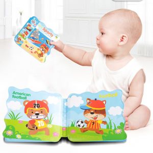 Livre De Bain En Plastique Indechirable Pour Bebe, Jouet D'eveil Pour Le Bain (Sport) - Neuf