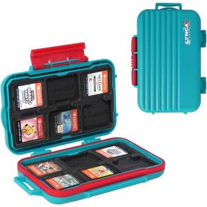 Game Card Case for Nintendo Switch & NS NX Hard Shell Protective Shockproof Case Cover,1 2 Game Card Slots,Card Holder - Neuf