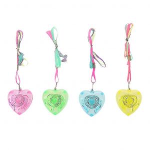Led Collier Lumineux Pendentif Pendentif Festif Produit Glowing March&eacute; Aux Puces Gags - Neuf