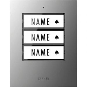 M-e Modern-electronics - 41306 Sonnette Sans Fil Emetteur &eacute;clair&eacute;e, Avec Porte-nom - Neuf