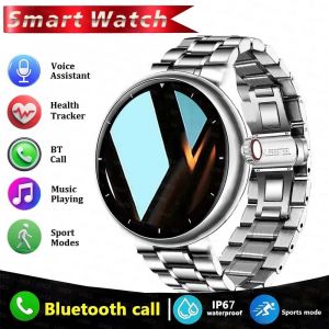 Plus 2025 Nouvelle Montre Intelligente Hommes Plein Écran Tactile Sport Fitness Montre Ip67 Étanche Bluetooth Pour Android Ios Smartwatch Hommes Boîte.Argent. - Neuf