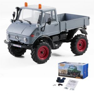 Fms Fcx24 Rtr Mercedes Pour Benz 421 Unimog 1/24 2.4g 4wd Voiture Rc Rock Crawler Essieux De Portail &Agrave; Deux Vitesses Camion Tout-Terrain Escalade Lumi&egrave;re Led Mod&egrave;les De V&eacute;hicules Jouets Enti&egrave;rement Proportionnels ( Silver Variant )-G&eacute;n&eacute;rique - Neuf