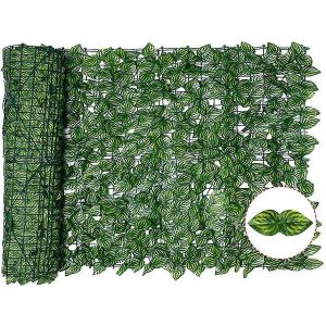 Clôture de lierre artificielle pour l'intimité - Haies artificielles et feuilles de lierre artificielles - Neuf