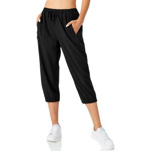 Ulteronixshop-Pantalon De Jogging L&eacute;ger Pour Femme Pantalon De Longueur 3/4 &Agrave; S&eacute;chage Rapide Pantalon De Surv&ecirc;tement Court Pantalon De Randonn&eacute;e D&eacute;contract&eacute; Avec Poches &Agrave; Glissi&egrave;re Pantacourt Femme &Eacute; - Neuf