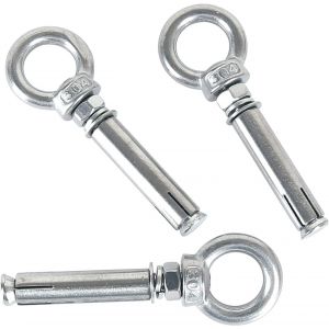 L'Expansion des Boulons M8 x 60 mm Manchon en Acier Boulon à ?il Inox 304 Béton Expansion d'Ancrage de l'?il Vis, Goujons Boulons 5-Pack - Neuf