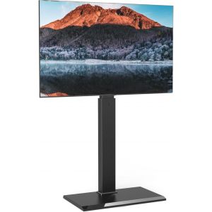 SUBZONAL-Support TV sur Pied en Fer pour &eacute;cran de 50 &agrave; 80 Pouces LCD LED OLED ALED Plasma- Pivotant 70&deg;- Pied TV 8 R&eacute;glages en Hauteur - Charge Max 50 KG - VESA Max 800&times;400 mm - Neuf