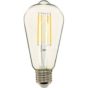 Kalanka-Ampoule &iquest;&iquest; Filament Led Edison Culot E27 - Angle D'&iquest;&iquest;Clairage 320&iexcl;&Atilde;- 8w &iquest;&iquest;Quivalant 75w - Filament 1055 Lm - Vintage - Lumi&iquest;&iquest;Re Blanc Chaud - Rfe1055st - Neuf