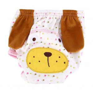 1 Couche Lavable En Coton Impermeable Et Reutilisable Pour Bebe (Chien) - Neuf
