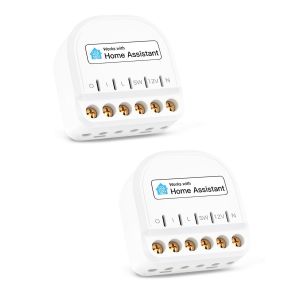 CHECARZHN--NO1-Esp8266 Mini Interrupteur À Relais Intelligent Wifi Compatible Avec Home Assistant, Alexa, Google Home Interrupteur D'Éclairage Intelligent 10A Avec Mesure Du Courant - Neuf