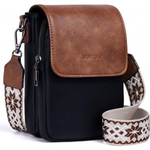 CAUC-Sacs bandouli&egrave;re femme,Petit Sac &agrave; Bandouli&egrave;re,Besace Sacoche Messenger T&eacute;l&eacute;phone Cuir PU Rigide Sac &agrave; Bandouli&egrave;re Femme Portefeuille en Cuir PU avec R&eacute;glables Bandouli&egrave;re - Neuf
