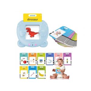 255 cartes flash parlantes pour tout-petits - Coffret d'apprentissage de 510 mots avec lecteur de cartes et comptines - Neuf