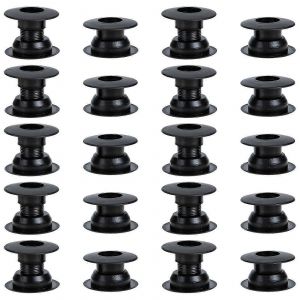 10 paires d'accessoires m&eacute;caniques Roulements de baby-foot en plastique Pi&egrave;ces de rechange pour baby-foot Embouts de rechange pour machine de football - Neuf