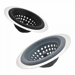 &Eacute;vier De Cuisine &Eacute;gouttoir Silicone Drain De Sol 2 Pi&egrave;ces - Neuf