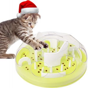 Planche À Jouer Pour Chat-Jouet Intelligent Pour Chat-Vert - Neuf