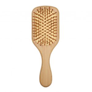 Hjlian Peigne A Cheveux A Coussin D'air, Massage Du Cuir Chevelu, Non Statique, Ergonomique, Manche En Bambou, Accessoires Menagers - Neuf